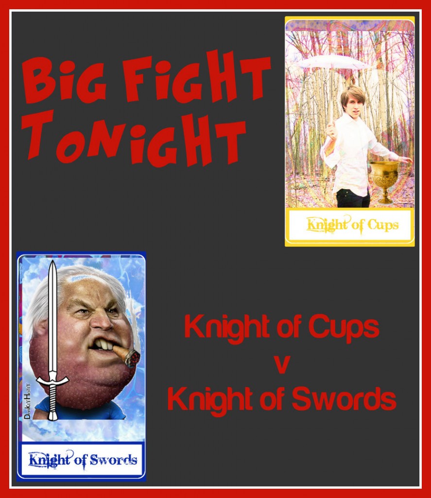 knight of cups and knight of swords