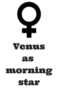 venus in Aries as morning star