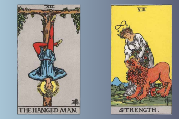 hanged man and strength